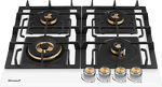 Превью картинка Газовая варочная панель Weissgauff HGG 641 WV Volcano Burner Nano Glass #13