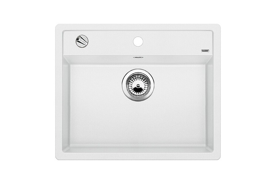 Фото Гранитная мойка Blanсo DALAGO 6 SILGRANIT PuraDur белый с клапаном-автоматом