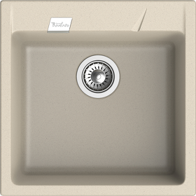 Картинка Rivelato RAUM 50 1-чаша 500*510мм beige scuro