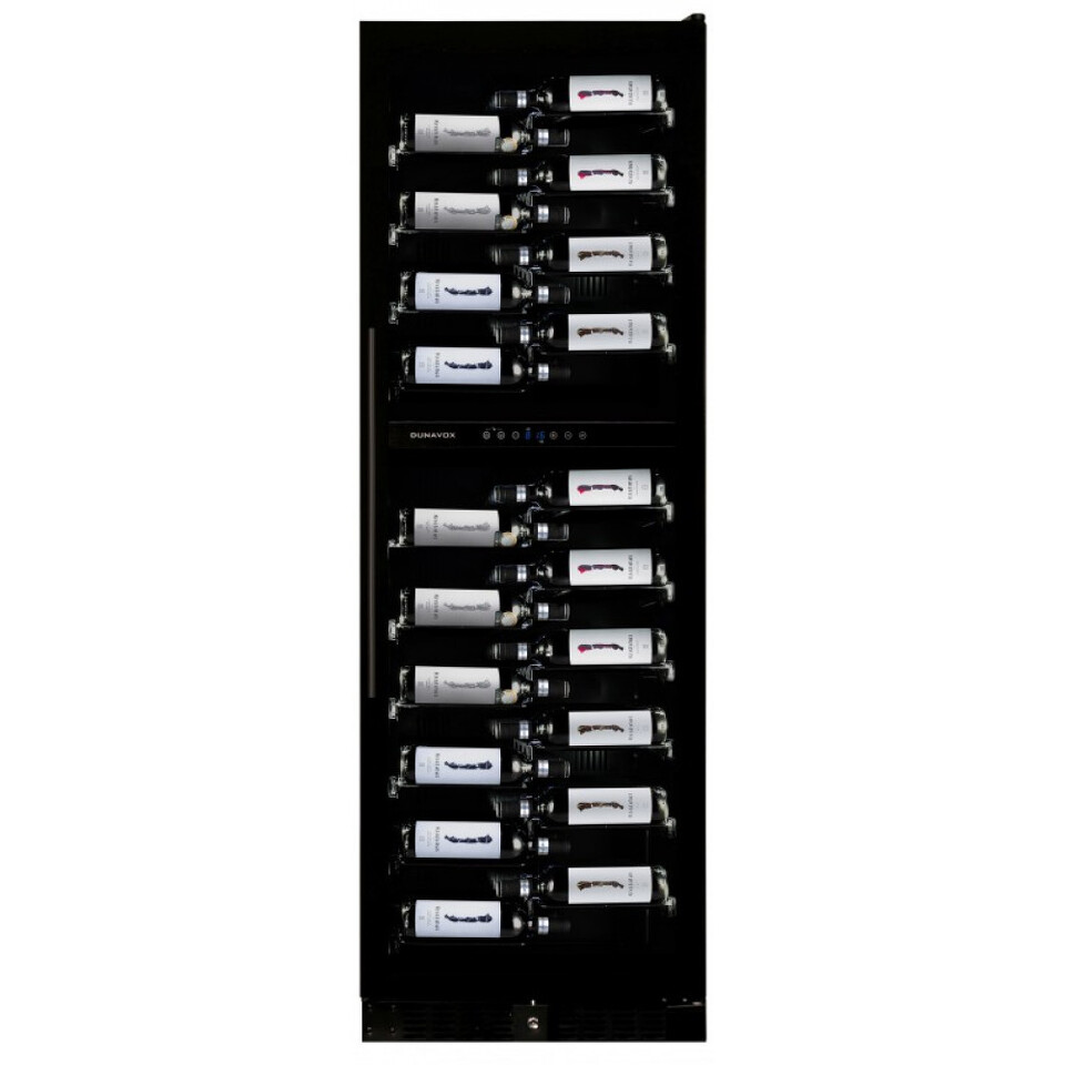 Фото Шкаф винный  Винный холодильник (шкаф) компрессорный Dunavox DX-119.386DВ