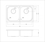Превью картинка Металлическая мойка Oulin OL-S8905 #4