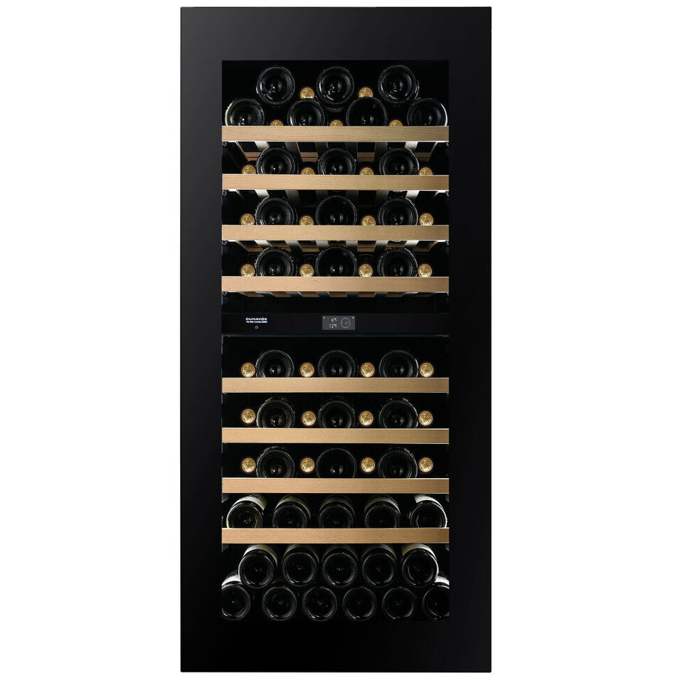 Фото Шкаф винный встраиваемый Винный холодильник (шкаф) компрессорный Dunavox DVN-70.185DB.TO