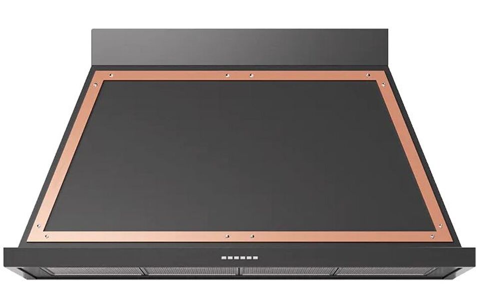 Фото Купольная вытяжка ILVE ANB120/MGP матовый графит (фурн. медь)