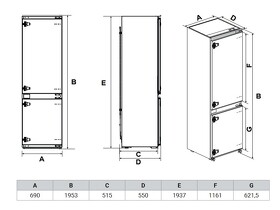 Картинка Weissgauff WRKI 1970 Total NoFrost Inverter Premium EcoFresh Inox