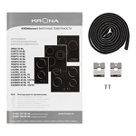 Превью картинка Электрическая варочная панель домино KRONA ZAUBER 30 BL TK #11