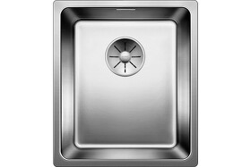 Картинка Blanсo ANDANO 340-U нерж.сталь зеркальная полировка с отв. арм. InFino