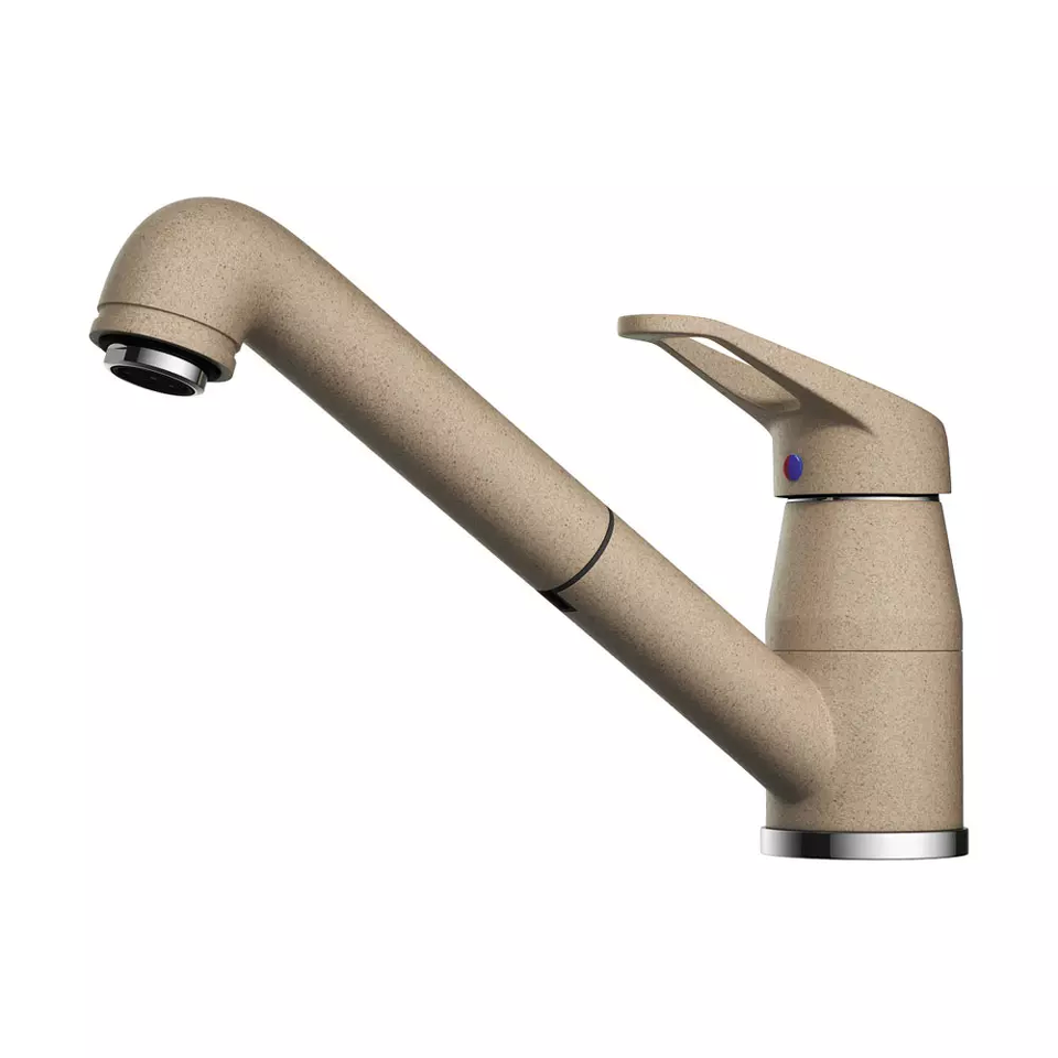 Фото Смеситель для кухни Omoikiri Tateyama-S-CA латунь/карамель