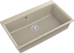 Превью картинка Кварцевая мойка Rivelato AXEL 90 1-чаша 870*520мм beige scuro #2