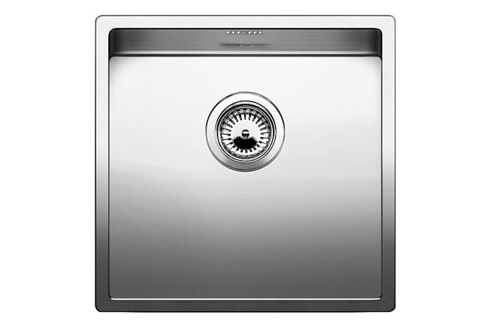 Фото Металлическая мойка Blanсo CLARON 400-IF нерж.сталь зеркальная полировка с отв. арм. InFino