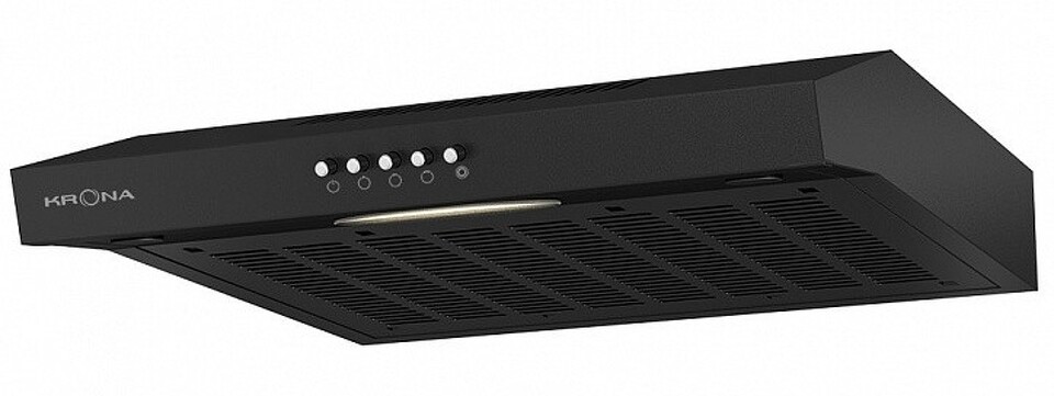 Фото Козырьковая вытяжка KRONA ERMINA 500 black PB