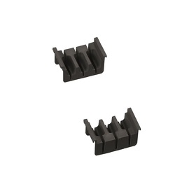 Картинка NinkaPlast Держатель CUISIO PRO для ножей, состоящий из 2-х элементов, модуль 100 мм, черный