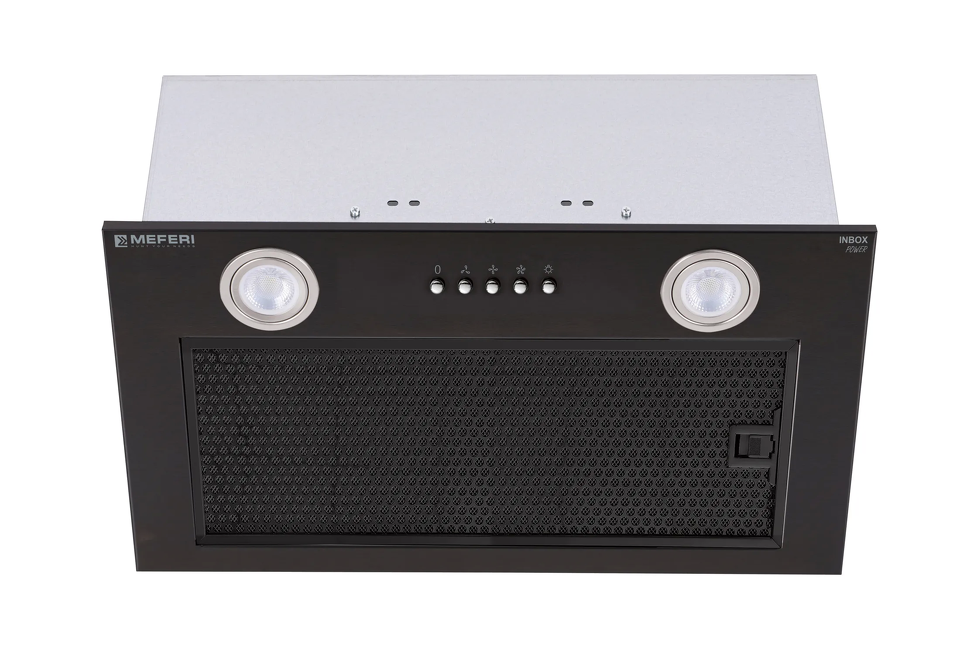 Фото Полновстраиваемая вытяжка Meferi INBOX52BK POWER