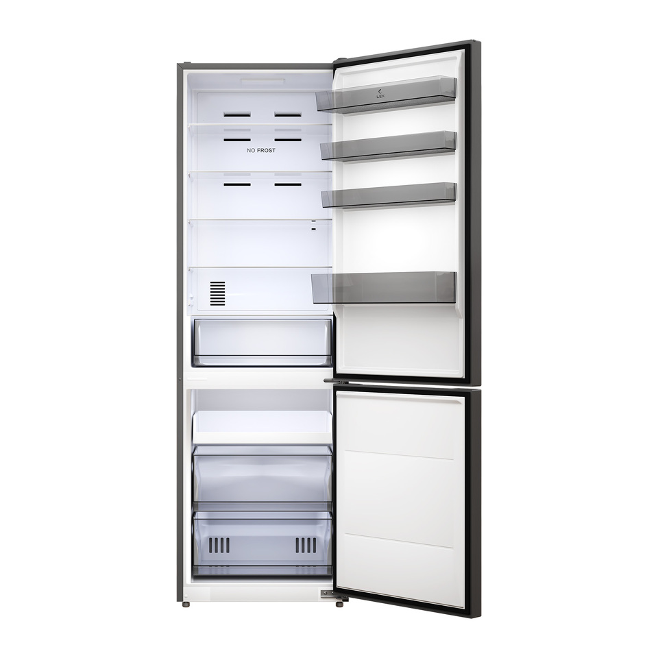 Фото Холодильник с нижней морозилкой Lex LKB201GrGIDMax Wind - холодильник отдельностоящий