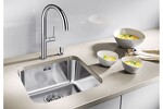Превью картинка Металлическая мойка Blanсo SUPRA 450-U нерж.сталь полированная с корзинчатым-вентилем #2