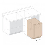 Превью картинка Шкаф винный встраиваемый Винный холодильник (шкаф) компрессорный Dunavox DAUF-45.125DSS.TO #2