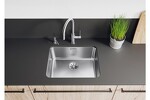 Превью картинка Металлическая мойка Blanсo SOLIS 500-U нерж.сталь полированная с отв. арм. InFino® #3