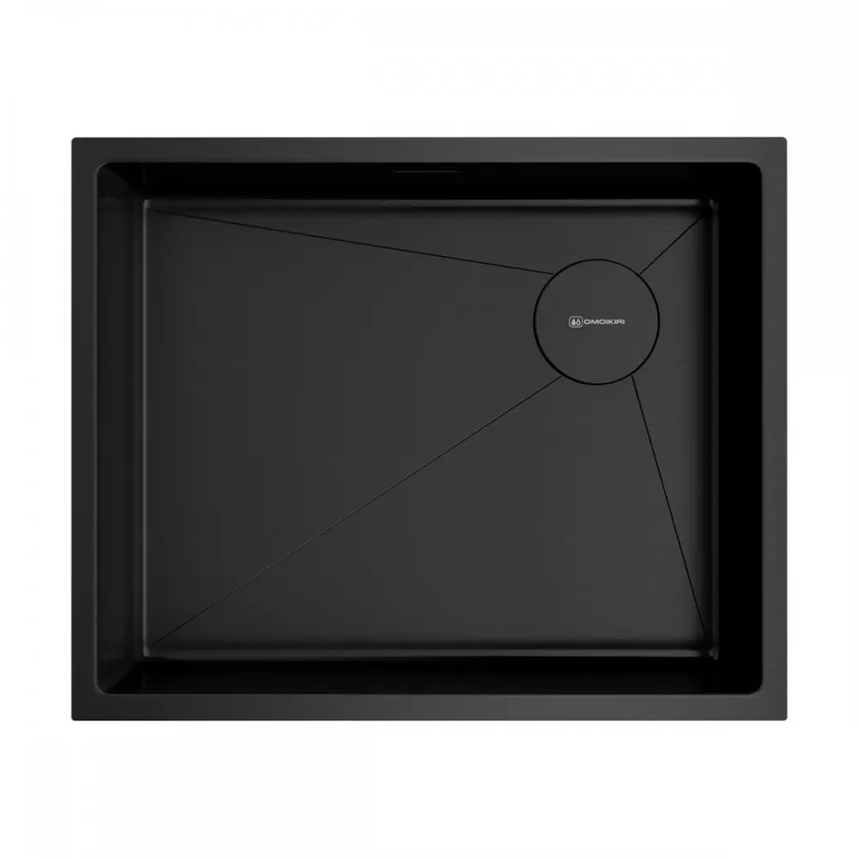 Фото Металлическая мойка Omoikiri Taki 54-U/IF Side SF-GB нерж. сталь/графит