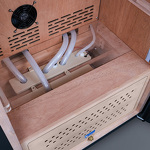 Превью картинка Хьюмидор Холодильник (шкаф) для сигар компрессорный Meyvel MC-376BK (PRO) #3