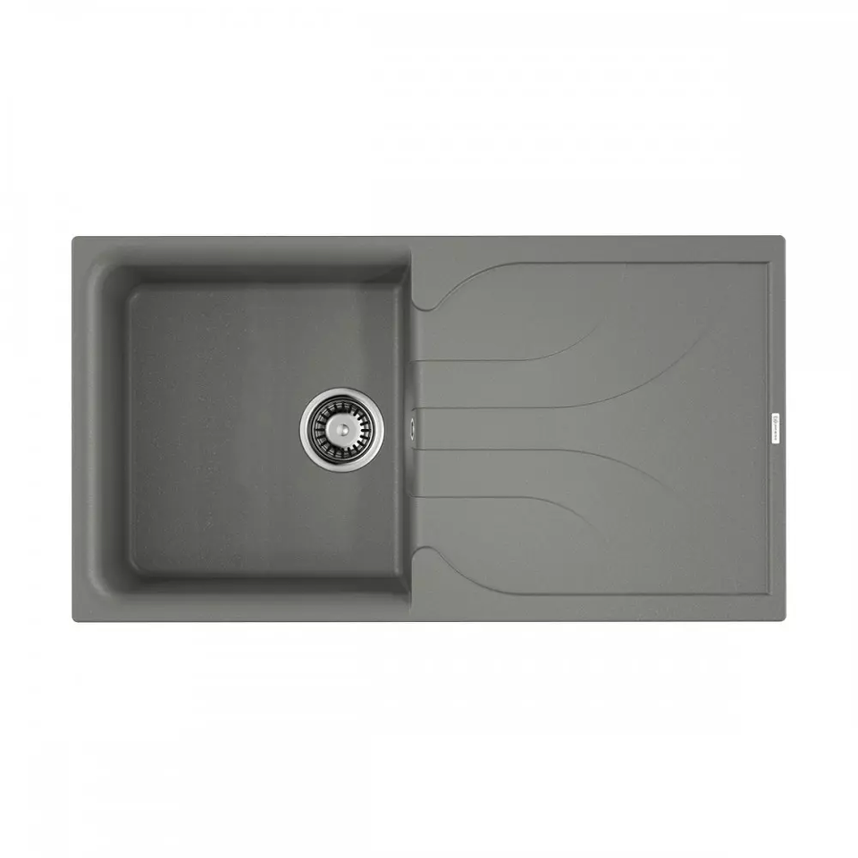 Фото Гранитная мойка Omoikiri Yasugata 100-GR Tetogranit/leningrad grey
