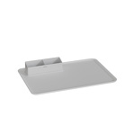 Превью картинка Поднос с менажницей для чая Meyvel A-002 (White) #1