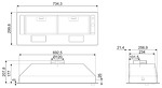 Превью картинка Полновстраиваемая вытяжка Smeg KSG70HE #2