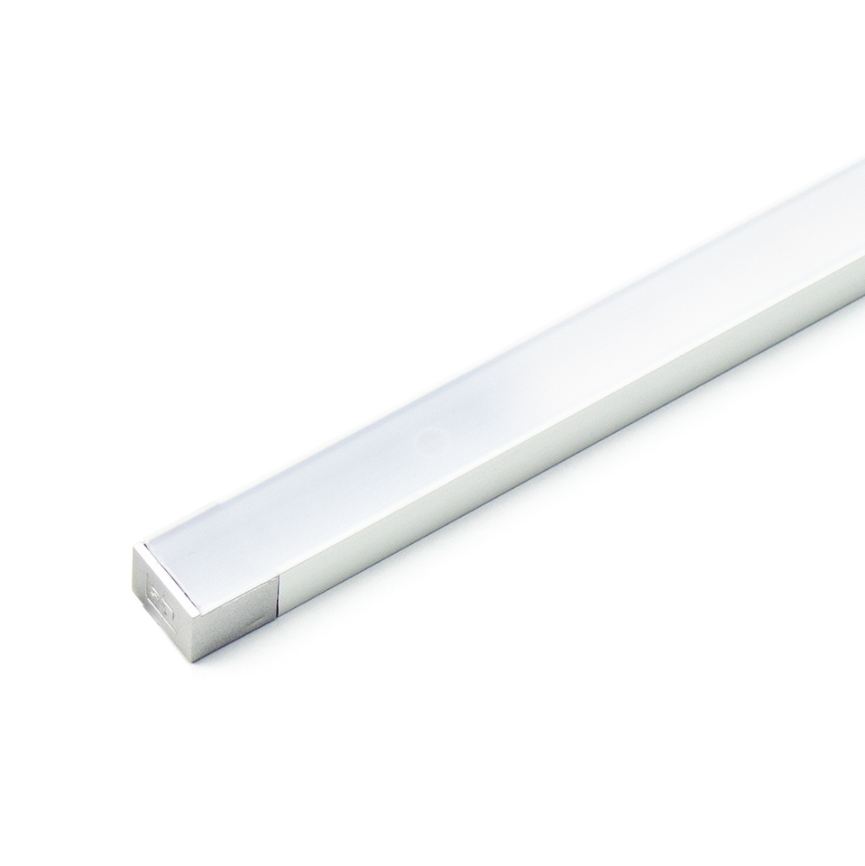 Фото DLIGHT Светодиодный светильник MEC без выключателя, 9.6 W/м, холодный, алюминий