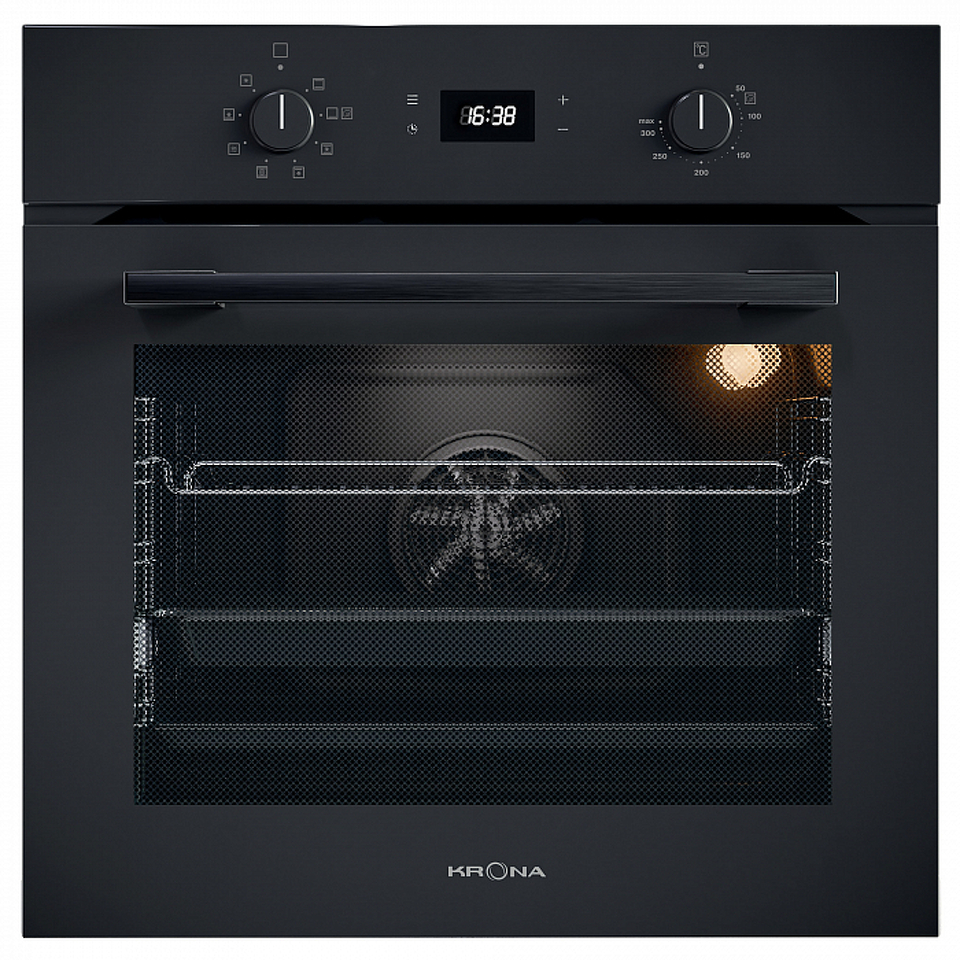 Фото Электрический духовой шкаф KRONA NERO 60 BL/BL