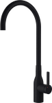 Превью картинка Смеситель для кухни Rivelato LIVO U-обр. гибкий излив с краном питьевой воды D-35мм nero #1