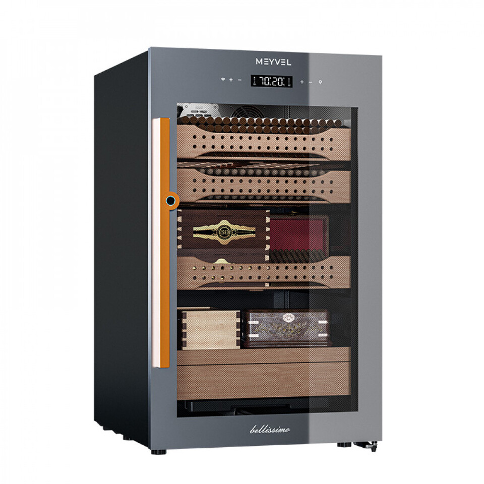 Фото Хьюмидор Холодильник (шкаф) для сигар компрессорный Meyvel MC-120BK (PRO)