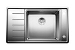 Превью картинка Металлическая мойка Blanсo ANDANO XL 6S-IF Compact нерж.сталь с зеркальной полировкой чаша справа #1