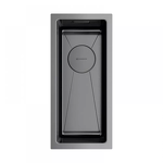 Превью картинка Металлическая мойка Omoikiri Taki 20-U/IF-GM нерж. сталь/вороненая сталь #1