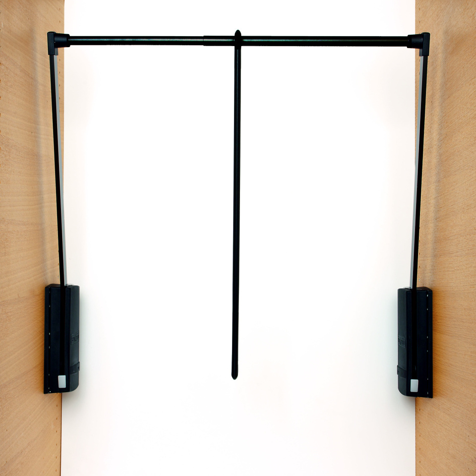 Фото Servetto Телескопический пантограф SERVETTO для одежды, ширина 600-1000 мм, черный