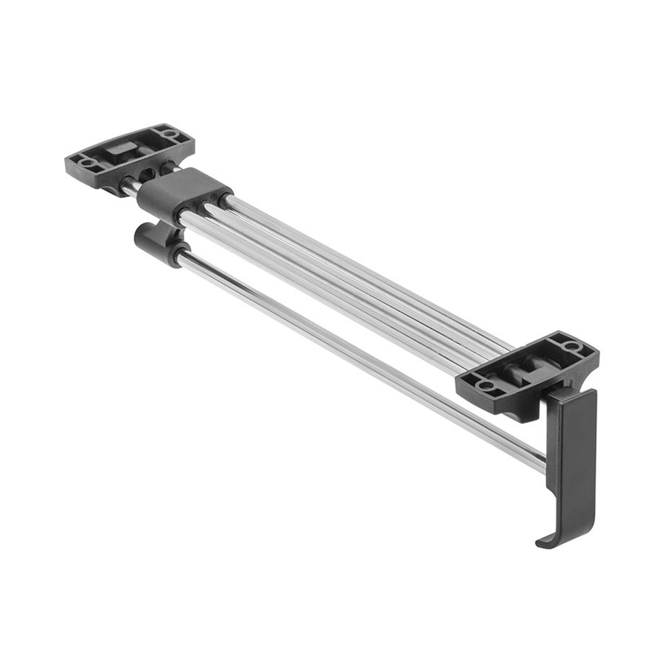 Фото Duslar Выдвижная штанга FOKS для одежды, длина 305 мм, хром/черный