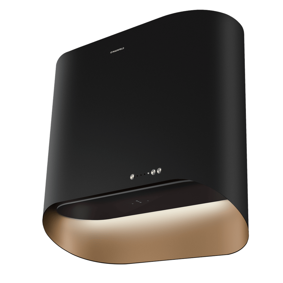Фото Цилиндрическая вытяжка Maunfeld GUNA 60 Black/Anthracite with Gold