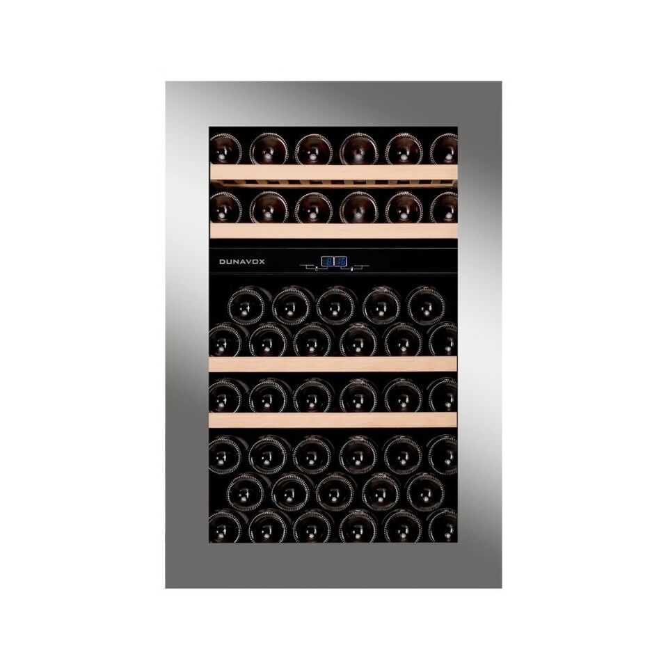 Фото Шкаф винный встраиваемый Винный холодильник (шкаф) компрессорный Dunavox 49 бут DAB-49.116DSS.TO