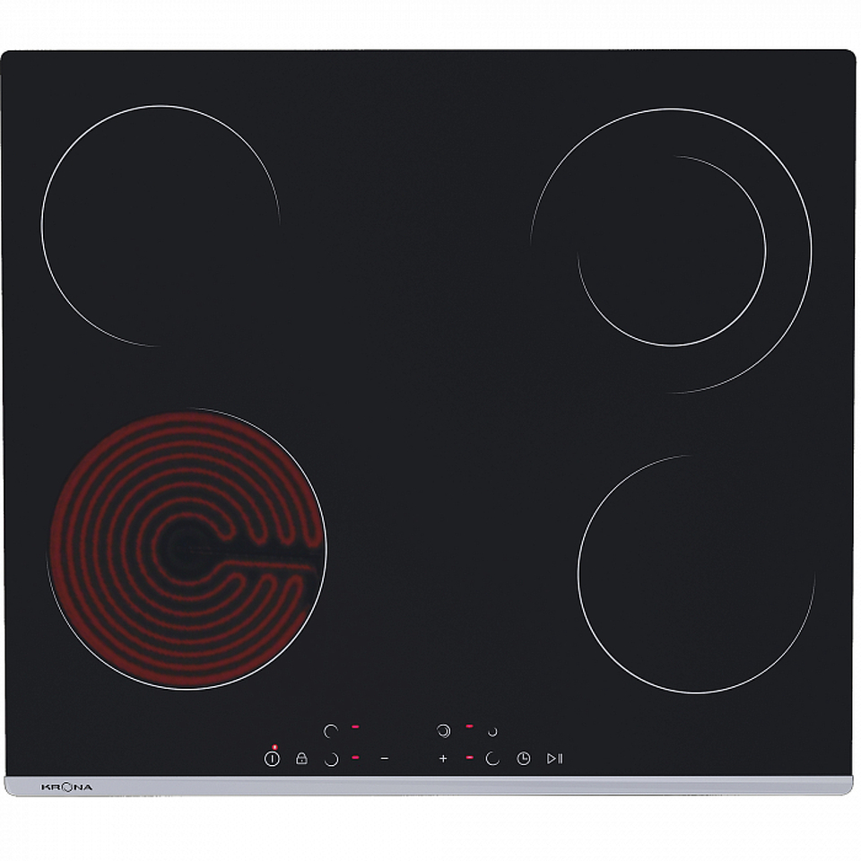 Фото Электрическая варочная панель KRONA LUNA 60 BL/S K