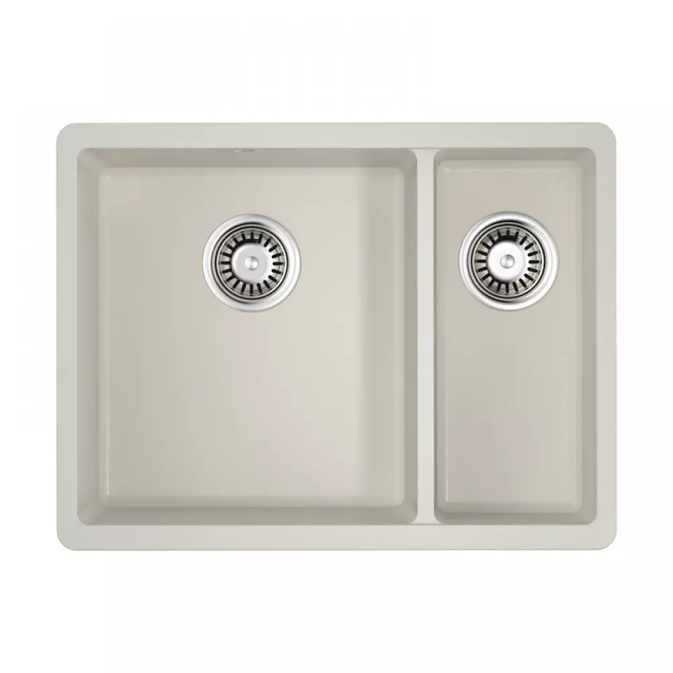 Фото Гранитная мойка Omoikiri Kata 55-2-U-PA Artgranit/пастила