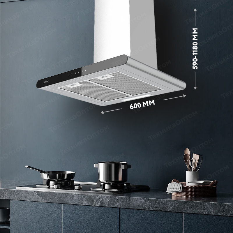 Преимущества Т-образная вытяжка  Körting KHC 6958 XGN