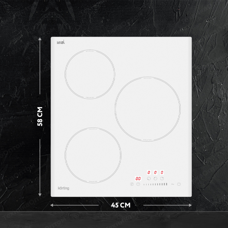 Преимущества Индукционная варочная панель Körting HI 43053 BW