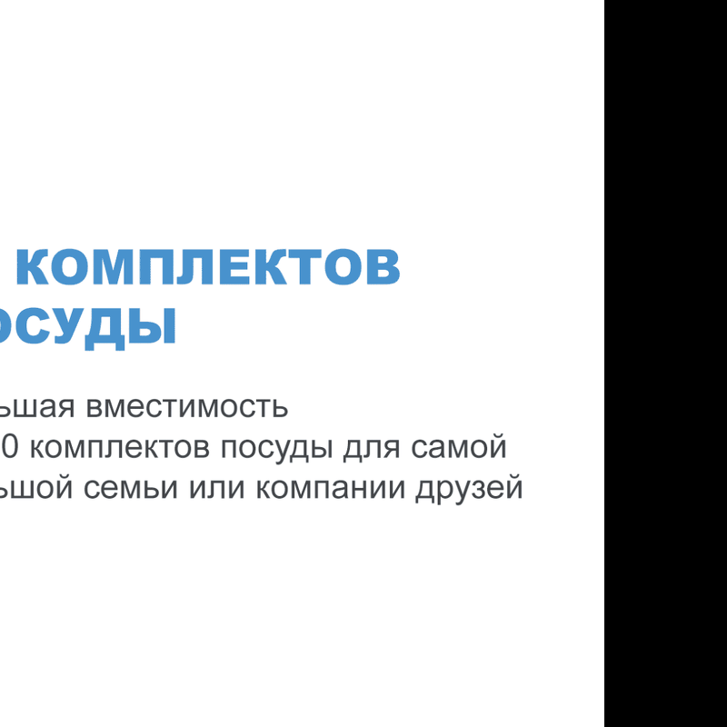 Преимущества Посудомоечная машина 45см встраиваемая Midea Встраиваемая посудомоечная машина MID45S440i