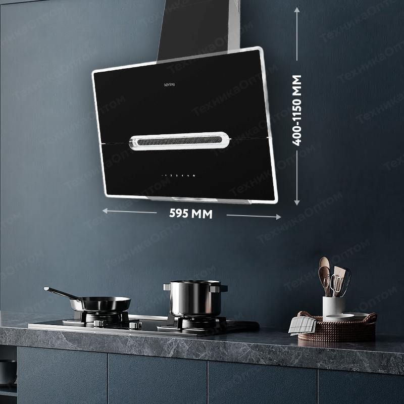 Преимущества Наклонная вытяжка Körting KHC 61950 GXN