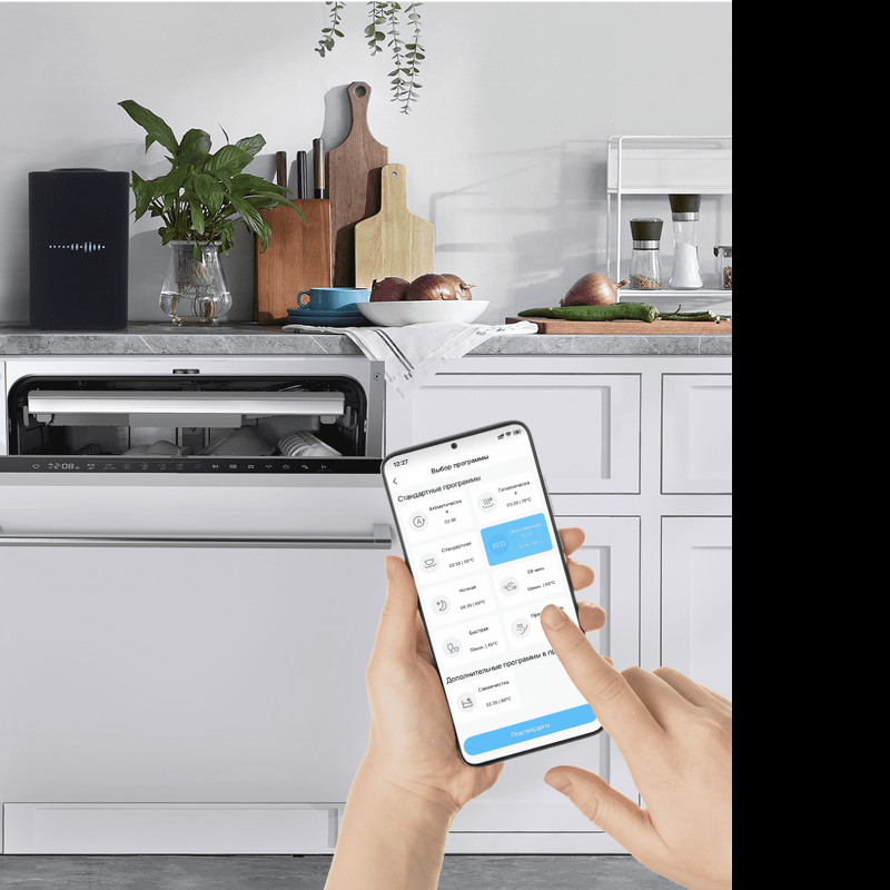 Преимущества Посудомоечная машина 45см встраиваемая Midea MID45S140i