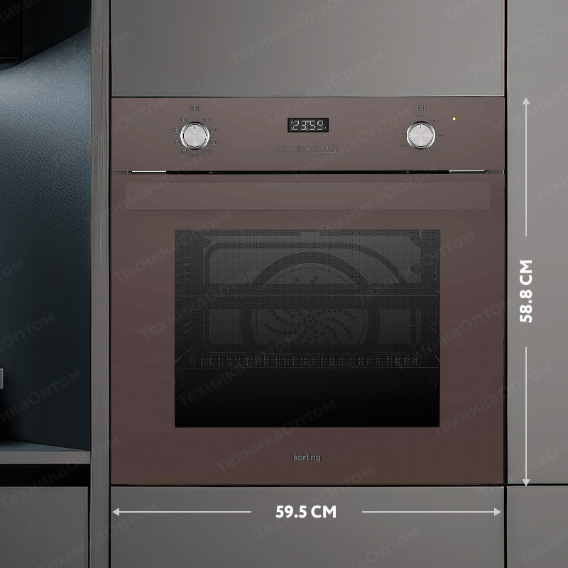 Преимущества Электрический духовой шкаф Körting OKB 591 CSGM